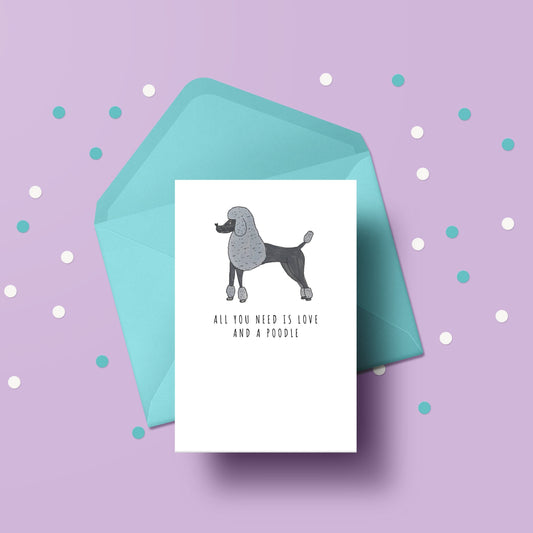 All you need is love and a Poodle card