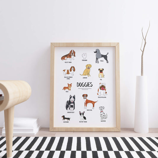 Illustrated Dog art print | A5 | A4 | A3