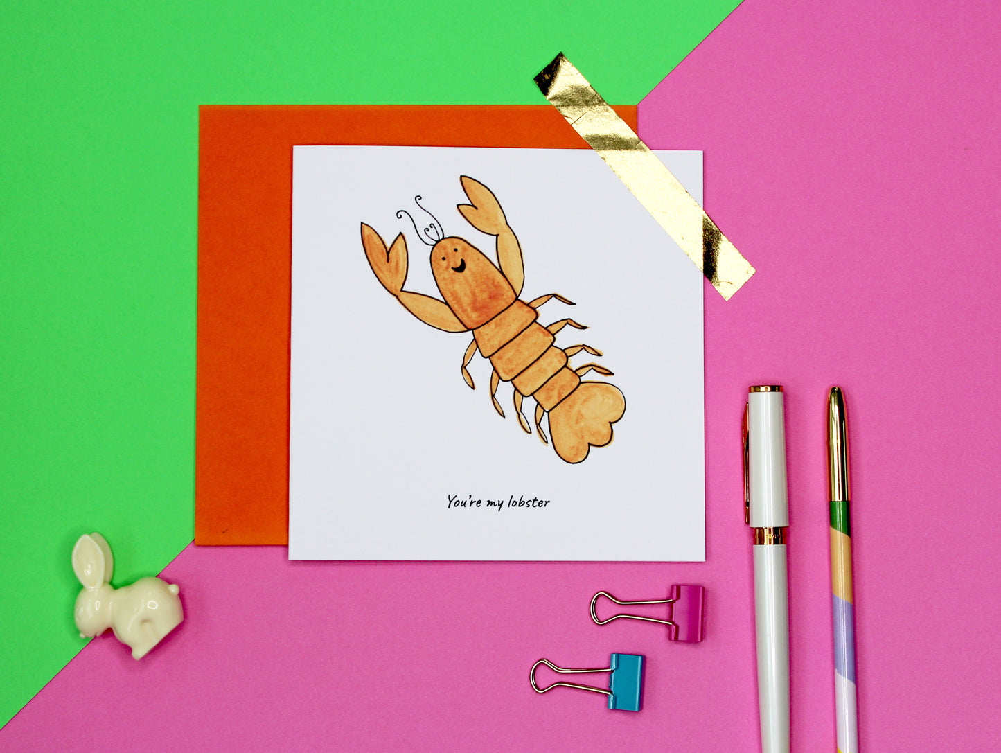 You're my lobster - funny lobster valentine's day / anniversary card
