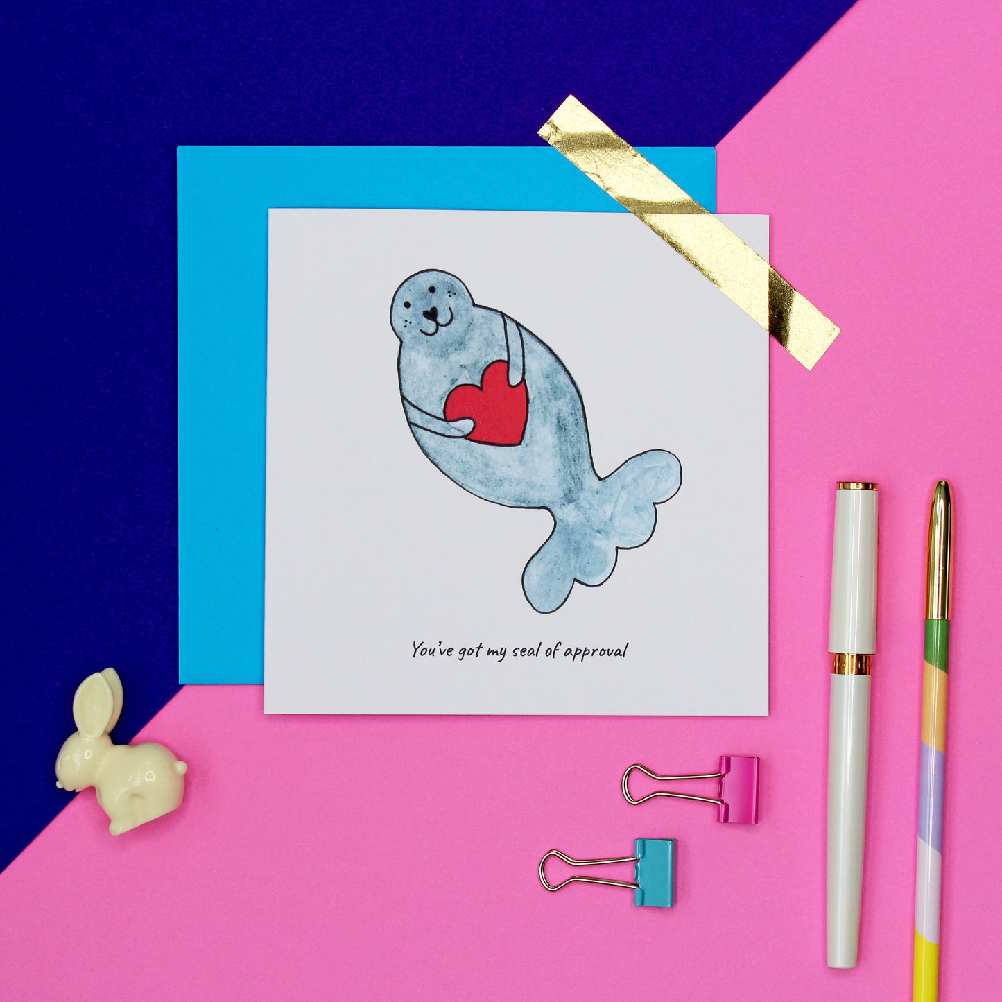 Seal of Approval anniversary / valentine's day card